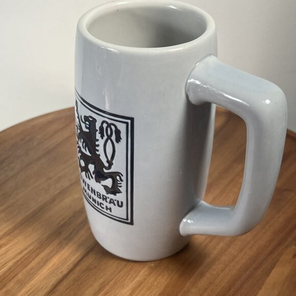 Vintage Lowenbrau Munich Cramarte 1970s German Beer Mug - Picture 4 of 11